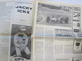 Vauhdin maailma 1967 nr 10, sis. mm. seur. artikkelit / kuvat / mainokset; Vuoden viimeinen, Jacky Ickx, Klaus Bremer umpikujassa?, AKK, Pikakäynti Tokion