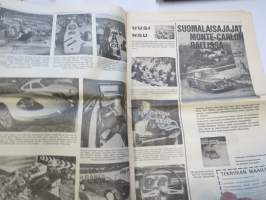 Vauhdin maailma 1967 nr. 2 -mm. Onni onnettomuudessa, Racing Car Show Lontoo, Ruotsin ralli taika ei taittunut, Tunturi rallissa tuulee, Antakaa lappiin Ralli-Sm