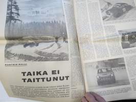Vauhdin maailma 1967 nr. 2 -mm. Onni onnettomuudessa, Racing Car Show Lontoo, Ruotsin ralli taika ei taittunut, Tunturi rallissa tuulee, Antakaa lappiin Ralli-Sm