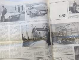 Vauhdin maailma 1967 nr. 2 -mm. Onni onnettomuudessa, Racing Car Show Lontoo, Ruotsin ralli taika ei taittunut, Tunturi rallissa tuulee, Antakaa lappiin Ralli-Sm