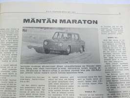 Vauhdin maailma 1967 nr. 2 -mm. Onni onnettomuudessa, Racing Car Show Lontoo, Ruotsin ralli taika ei taittunut, Tunturi rallissa tuulee, Antakaa lappiin Ralli-Sm