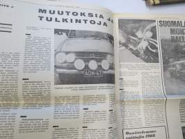 Vauhdin maailma 1967 nr 1, sis. mm. seur. artikkelit / kuvat / mainokset;  Me kuninkaalliset, Casino Royale ja agentti 177 Rauno Aaltonen, Kävelykonsertti kolme