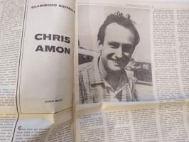 Vauhdin Maailma 1968 nr 3 sis. mm. seur. artikkelit / kuvat / mainokset; Esittelyssä Chris Amon, XIV Hankiralli,  - Poskisolistien vapaapäivä, Me viritämme