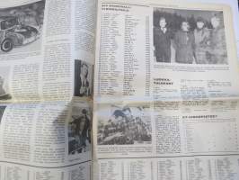 Vauhdin Maailma 1968 nr 3 sis. mm. seur. artikkelit / kuvat / mainokset; Esittelyssä Chris Amon, XIV Hankiralli,  - Poskisolistien vapaapäivä, Me viritämme