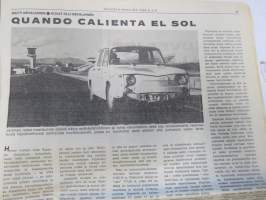 Vauhdin Maailma 1968 nr 3 sis. mm. seur. artikkelit / kuvat / mainokset; Esittelyssä Chris Amon, XIV Hankiralli,  - Poskisolistien vapaapäivä, Me viritämme