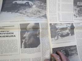 Vauhdin Maailma 1968 nr 3 sis. mm. seur. artikkelit / kuvat / mainokset; Esittelyssä Chris Amon, XIV Hankiralli,  - Poskisolistien vapaapäivä, Me viritämme