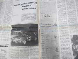 Vauhdin Maailma 1968 nr 3 sis. mm. seur. artikkelit / kuvat / mainokset; Esittelyssä Chris Amon, XIV Hankiralli,  - Poskisolistien vapaapäivä, Me viritämme