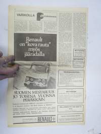 Vauhdin Maailma 1968 nr 3 sis. mm. seur. artikkelit / kuvat / mainokset; Esittelyssä Chris Amon, XIV Hankiralli,  - Poskisolistien vapaapäivä, Me viritämme