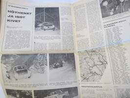 Vauhdin Maailma 1968 nr 2 sis. mm. seur. artikkelit / kuvat / mainokset; Monte Carlo ralli, Kansikuva Datsun 2000 - Hannu Mikkola, Anthony Joseph Foyt,Kymenlaakson