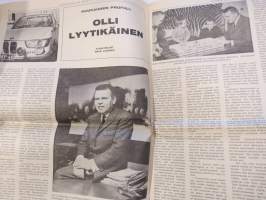 Vauhdin Maailma 1968 nr 2 sis. mm. seur. artikkelit / kuvat / mainokset; Monte Carlo ralli, Kansikuva Datsun 2000 - Hannu Mikkola, Anthony Joseph Foyt,Kymenlaakson