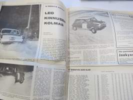 Vauhdin Maailma 1968 nr 2 sis. mm. seur. artikkelit / kuvat / mainokset; Monte Carlo ralli, Kansikuva Datsun 2000 - Hannu Mikkola, Anthony Joseph Foyt,Kymenlaakson