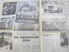 Vauhdin Maailma 1968 nr 10 sis. mm. Taas kerran Keimolass ajettiin 350ccSuomen mestaruudesta, Saammeko esitellä Graham Hill, Formula V, Suomen Grand Prix