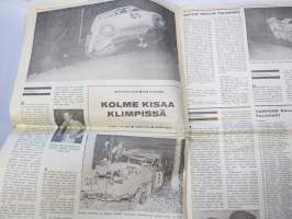 Vauhdin Maailma 1968 nr 10 sis. mm. Taas kerran Keimolass ajettiin 350ccSuomen mestaruudesta, Saammeko esitellä Graham Hill, Formula V, Suomen Grand Prix