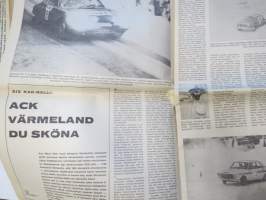 Vauhdin Maailma 1968 nr 1 sis. mm. seur. artikkelit / kuvat / mainokset; Mongolit tulevat,  Esittelyssä Sylvia Österberg, XIX KAK-ralli - Ack Värmeland du