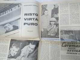 Vauhdin Maailma 1968 nr 1 sis. mm. seur. artikkelit / kuvat / mainokset; Mongolit tulevat,  Esittelyssä Sylvia Österberg, XIX KAK-ralli - Ack Värmeland du