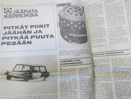 Vauhdin Maailma 1968 nr 1 sis. mm. seur. artikkelit / kuvat / mainokset; Mongolit tulevat,  Esittelyssä Sylvia Österberg, XIX KAK-ralli - Ack Värmeland du