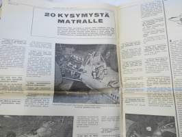 Vauhdin Maailma 1968 nr 1 sis. mm. seur. artikkelit / kuvat / mainokset; Mongolit tulevat,  Esittelyssä Sylvia Österberg, XIX KAK-ralli - Ack Värmeland du