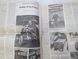 Vauhdin Maailma 1968 nr 5 sis. mm. artikkelit / kuvat / mainokse; Antti Kytölä, Sadan Auton Ajot, Eino Kalpala, XX Tulppaaniralli, Helena Suikkanen, Ford Cortina