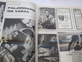 Vauhdin Maailma 1968 nr 5 sis. mm. artikkelit / kuvat / mainokse; Antti Kytölä, Sadan Auton Ajot, Eino Kalpala, XX Tulppaaniralli, Helena Suikkanen, Ford Cortina
