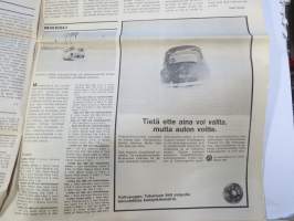 Vauhdin Maailma 1968 nr 4 sis. mm. seur. artikkelit / kuvat / mainokset; Esittelyssä Patricia Moss-Carlsson, III Napapiirin Tunturiralli, Parooni Huschke von