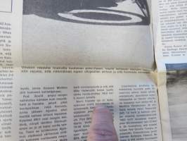 Vauhdin Maailma 1969 nr 8, sis. mm. seur. artikkelit / kuvat / mainokset; Brian Redman, Imatran Grand Prix, Escort-eliittimme Ruotsissa, Watkins Glen, Kuukauden