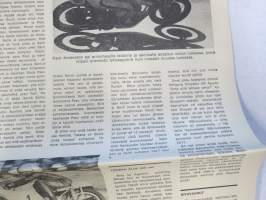 Vauhdin Maailma 1969 nr 8, sis. mm. seur. artikkelit / kuvat / mainokset; Brian Redman, Imatran Grand Prix, Escort-eliittimme Ruotsissa, Watkins Glen, Kuukauden