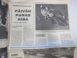 Vauhdin Maailma 1969 nr 8, sis. mm. seur. artikkelit / kuvat / mainokset; Brian Redman, Imatran Grand Prix, Escort-eliittimme Ruotsissa, Watkins Glen, Kuukauden