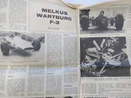 Vauhdin Maailma 1969 nr 8, sis. mm. seur. artikkelit / kuvat / mainokset; Brian Redman, Imatran Grand Prix, Escort-eliittimme Ruotsissa, Watkins Glen, Kuukauden