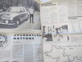 Vauhdin Maailma 1969 nr 8, sis. mm. seur. artikkelit / kuvat / mainokset; Brian Redman, Imatran Grand Prix, Escort-eliittimme Ruotsissa, Watkins Glen, Kuukauden