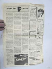 Vauhdin Maailma 1969 nr 8, sis. mm. seur. artikkelit / kuvat / mainokset; Brian Redman, Imatran Grand Prix, Escort-eliittimme Ruotsissa, Watkins Glen, Kuukauden