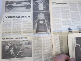 Vauhdin Maailma 1969 nr 5 -mm. Saammeko esitellä Mike Hailwood, Vesipostia Artukaisista formula "viisitonninen" isojen poikien uusi lelu, Safari 69 Rauno Aaltonen,