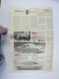 Vauhdin Maailma 1969 nr 5 -mm. Saammeko esitellä Mike Hailwood, Vesipostia Artukaisista formula "viisitonninen" isojen poikien uusi lelu, Safari 69 Rauno Aaltonen,