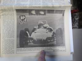 Vauhdin Maailma 1969 nr 6, sis. mm. seur. artikkelit / kuvat / mainokset; Jean-Pierre Beltoise, Kuukauden profiili - Heikki Liedes, Pääsorsa Lusenius, Tapio