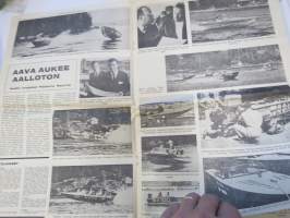 Vauhdin Maailma 1969 nr 6, sis. mm. seur. artikkelit / kuvat / mainokset; Jean-Pierre Beltoise, Kuukauden profiili - Heikki Liedes, Pääsorsa Lusenius, Tapio