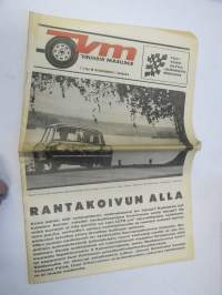 Vauhdin Maailma 1966 nr 7 -mm. Kuukauden profiili Jack Brabham Maailmanmestaruuden voi saavuttaa työntäenkin, Jyväskylän suurajot Timo ja Tomi tosimiellä, Mini