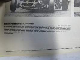 Vauhdin Maailma 1966 nr 11 -mm. Rata-ässän rallivauhtia, Ruiskeita suoraan suoneen 5r, Tirkistelyä taustapeiliin Hannu Mikkola Simo Lampinen Raimo Kossila Antti