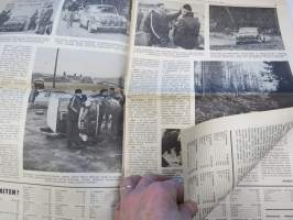 Vauhdin Maailma 1966 nr 11 -mm. Rata-ässän rallivauhtia, Ruiskeita suoraan suoneen 5r, Tirkistelyä taustapeiliin Hannu Mikkola Simo Lampinen Raimo Kossila Antti