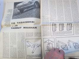 Vauhdin Maailma 1966 nr 11 -mm. Rata-ässän rallivauhtia, Ruiskeita suoraan suoneen 5r, Tirkistelyä taustapeiliin Hannu Mikkola Simo Lampinen Raimo Kossila Antti