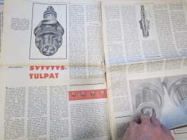 Vauhdin maailma 1966 nr 2, sis. mm. seur. artikkelit / kuvat / mainokset; Ranskalaislehti Monte Carlon jälkeen Timo Mäkinen Le Vrai Vainqueur, Timo Mäkisen