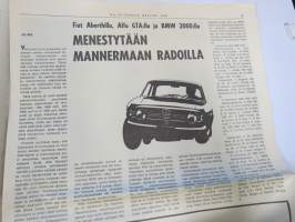 Vauhdin maailma 1966 nr 10, sis. mm. seur. artikkelit / kuvat / mainokset;Angliat ja Cooperit ratkotaan Englannin  vakioautomestaruus, Johnny Walkerin nelonen