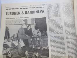 Vauhdin maailma 1966 nr 10, sis. mm. seur. artikkelit / kuvat / mainokset;Angliat ja Cooperit ratkotaan Englannin  vakioautomestaruus, Johnny Walkerin nelonen
