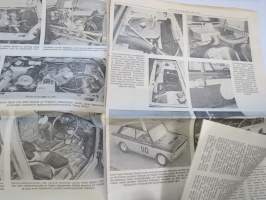 Vauhdin maailma 1966 nr 9, sis. mm. seur. artikkelit / kuvat / mainokset; Uusi Formula 2 Ford-Cosford valmiina lähtöön, Vauhdin maailman ratatesti Costin-Nathan,