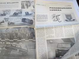 Vauhdin maailma 1966 nr 9, sis. mm. seur. artikkelit / kuvat / mainokset; Uusi Formula 2 Ford-Cosford valmiina lähtöön, Vauhdin maailman ratatesti Costin-Nathan,