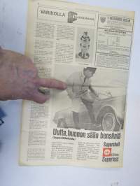 Vauhdin maailma 1966 nr 9, sis. mm. seur. artikkelit / kuvat / mainokset; Uusi Formula 2 Ford-Cosford valmiina lähtöön, Vauhdin maailman ratatesti Costin-Nathan,