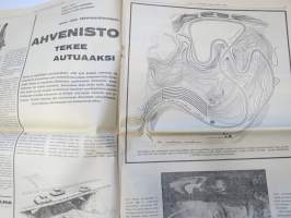 Vauhdin maailma 1966 nr 8, sis. mm. seur. artikkelit / kuvat / mainokset; Oma Alfa paras Alfa, Uusi rata Hämeenlinnaan Ahvenisto tekee autuaaksi, BMW Belgiassa