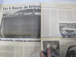 Vauhdin maailma 1966 nr 8, sis. mm. seur. artikkelit / kuvat / mainokset; Oma Alfa paras Alfa, Uusi rata Hämeenlinnaan Ahvenisto tekee autuaaksi, BMW Belgiassa