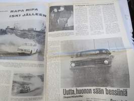 Vauhdin maailma 1966 nr 8, sis. mm. seur. artikkelit / kuvat / mainokset; Oma Alfa paras Alfa, Uusi rata Hämeenlinnaan Ahvenisto tekee autuaaksi, BMW Belgiassa