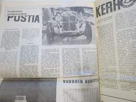 Vauhdin maailma 1966 nr 8, sis. mm. seur. artikkelit / kuvat / mainokset; Oma Alfa paras Alfa, Uusi rata Hämeenlinnaan Ahvenisto tekee autuaaksi, BMW Belgiassa