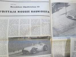 Vauhdin Maailma 1966 nr 1, sis. mm. seur. artikkelit / kuvat / mainokset; Monte Carlon rallin ja sen valokiista - eli miksi Timon ja Raunon ajo hylättiin,
