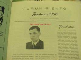 Turun Riento jouluna 1950 -urheiluseuran joulujulkaisu